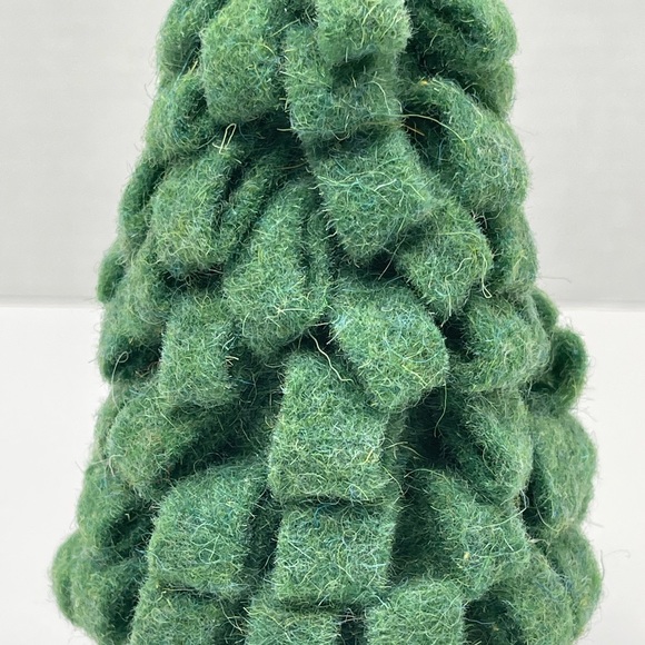 Mini Christmas Tree Tabletop Decor DIY Crafts Faux Holiday Decorative LED Lights - Picture 7 of 11